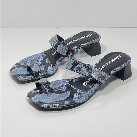 Alexander Wang snakeskin embossed mules size 36 - Picture 5 of 12